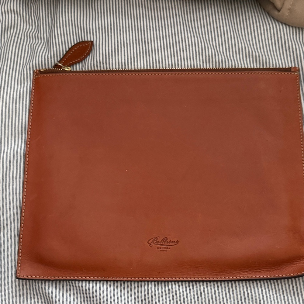 Brown Leather  Bag by Baldinini